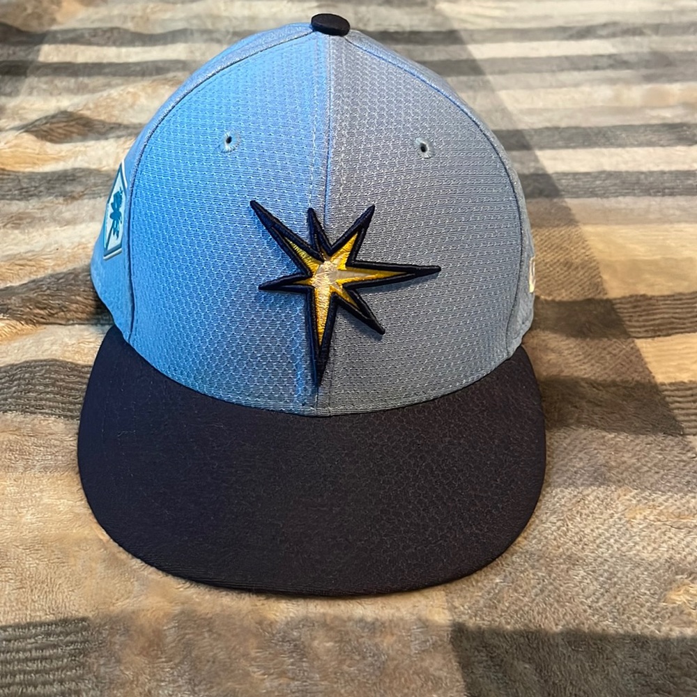 Rays new era hat size 7 1/4